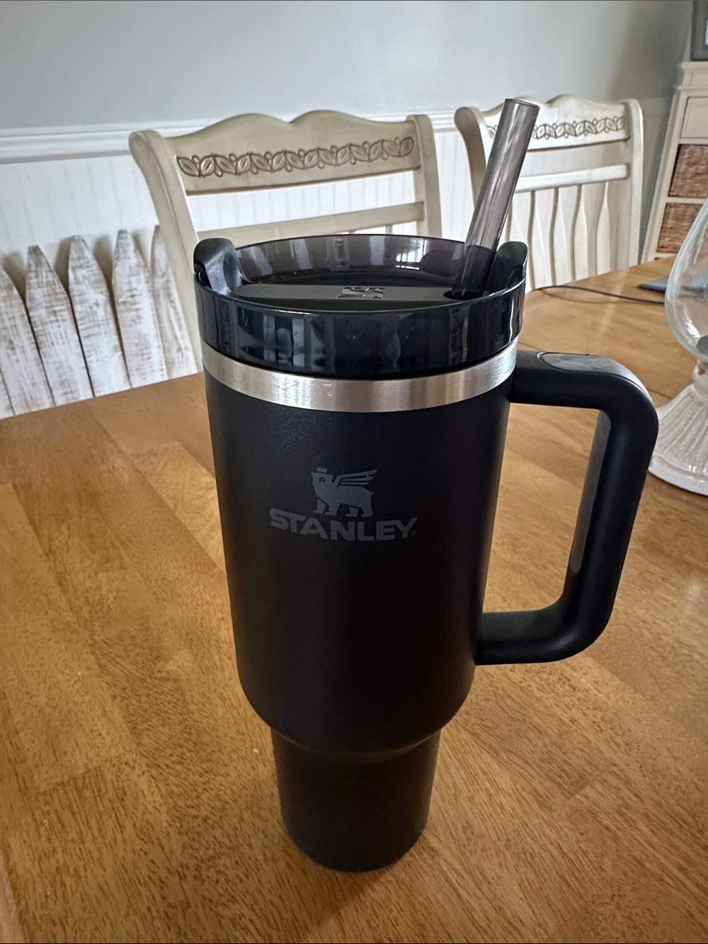 Stanley H2O 40 oz tumbler USED Black